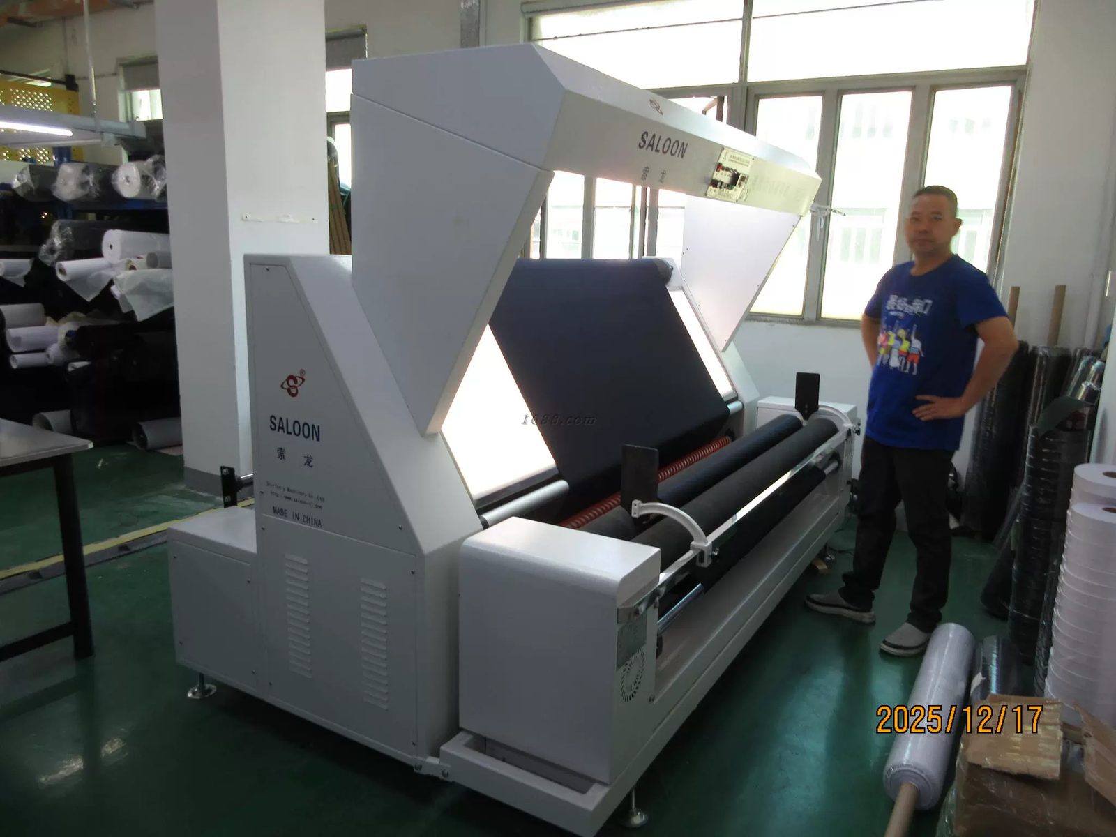 Fabric spreading and inspection